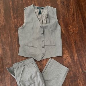 Perry Ellis vest and pants